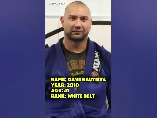 Video thumbnail for Dave Bautista BJJ Rank | JiuJitsu News