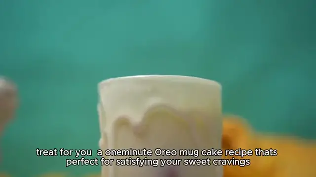 Video thumbnail for 1 Minute Oreo Mug Cake Recipe