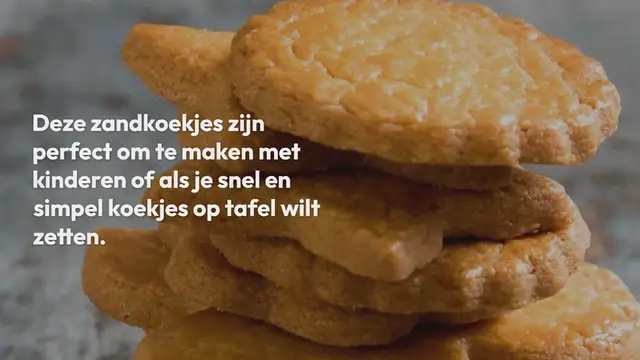 Video thumbnail for Zandkoekjes – Recept