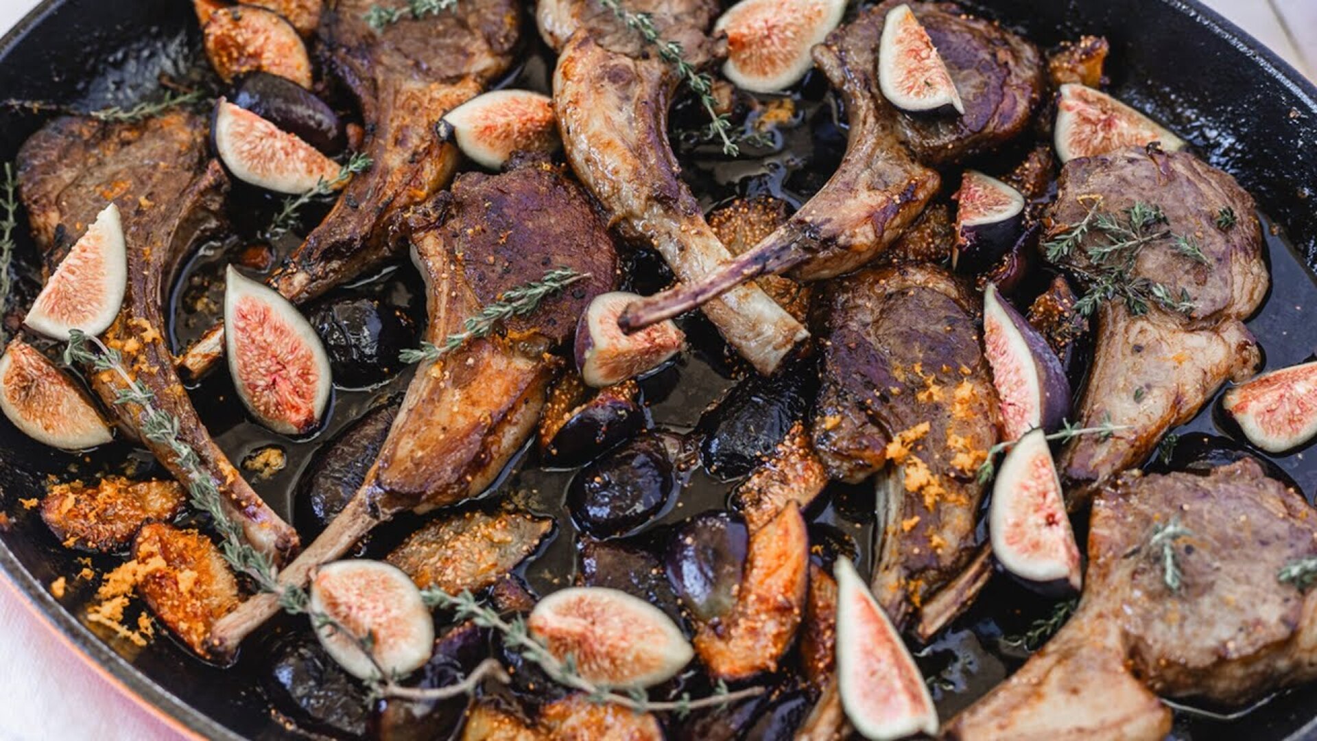 Video thumbnail for Fig And Citrus Lamb Chops Recipe