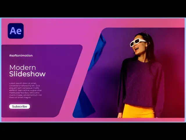 'Video thumbnail for How to Make a MODERN and UNIQUE Slideshow in After Effects Tutorial'