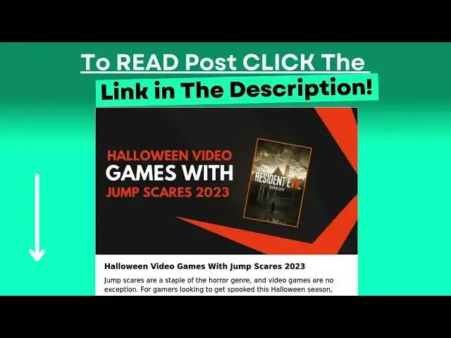 Video thumbnail for Halloween Video Games With Jump Scares 2023