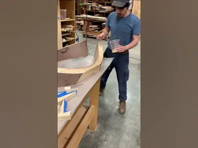 Video thumbnail for Bent Lamination Table Build