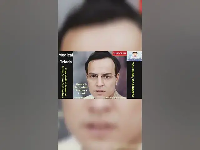 Video thumbnail for #henoch_schonlein_purpura_triad #medical #no1doctor #shorts #frcs #doctorstrange##pediatric #surgery