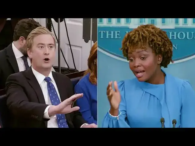 Video thumbnail for 'I'm Telling You' - Doocy Triggers Karine Jean-Pierre Into Stuttering, Mumbling Disaster