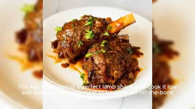 Video thumbnail for Lamb Shank – Slow-cooked lamb shank, often served