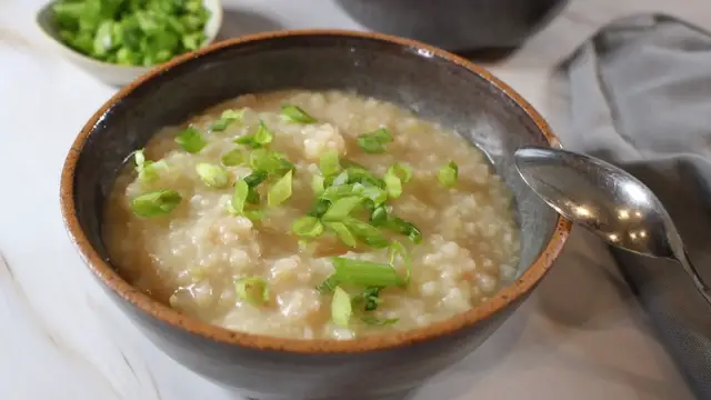 'Video thumbnail for Simple Shrimp Congee Recipe'
