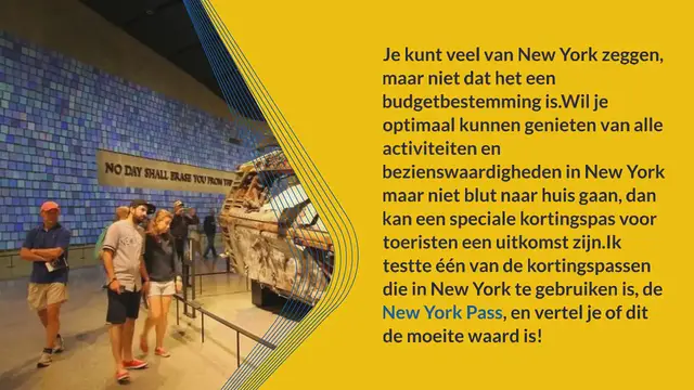 Video thumbnail for THE NEW YORK PASS: WEL OF NIET DE MOEITE WAARD?