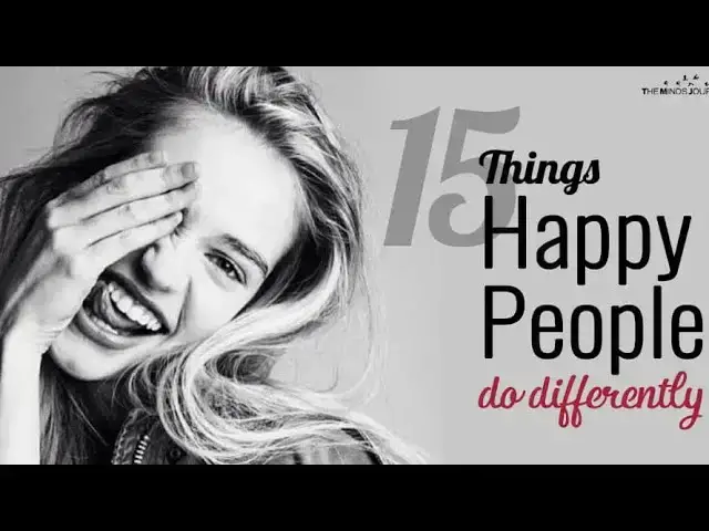 Video thumbnail for How To Be Happy - 12 Things Happy People Don't Do