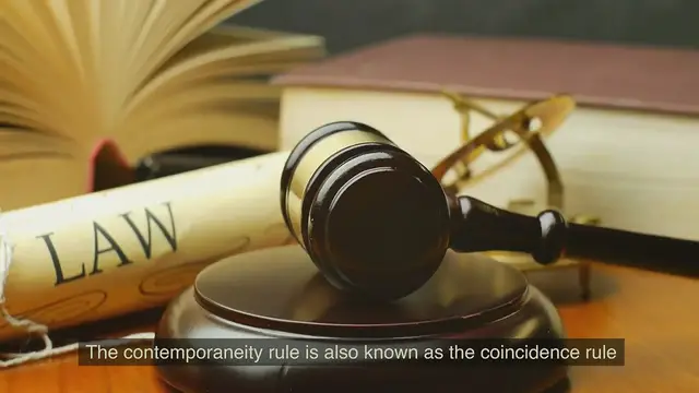 'Video thumbnail for Contemporaneity rule Criminal law www.e-lawresources.co.uk'