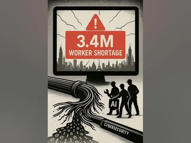 'Video thumbnail for The 3.4 Million Gap: Cracking the Code on Cybersecurity's Global Workforce Crisis'