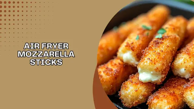Video thumbnail for Air Fryer Mozzarella Sticks