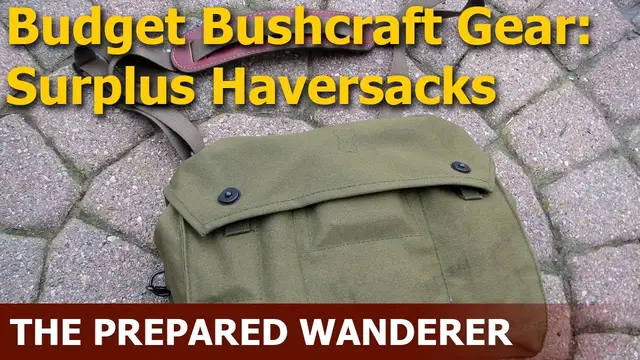 'Video thumbnail for Budget Bushcraft Gear: Surplus Haversacks'