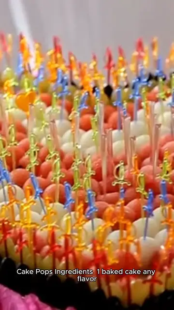 Video thumbnail for cake pop recipe