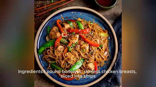 Video thumbnail for chicken lo mein recipe