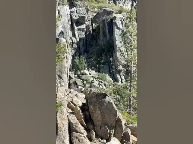 'Video thumbnail for This is the path that we hiked to get up the mountain. #traillifeusa #hiking #trailrunning #rocks'