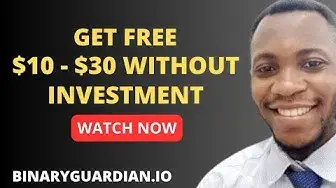 Video thumbnail for How to Get FREE $10 - $30 without investing on Binaryguardian.io (See Proof) #binaryguardian #crypto