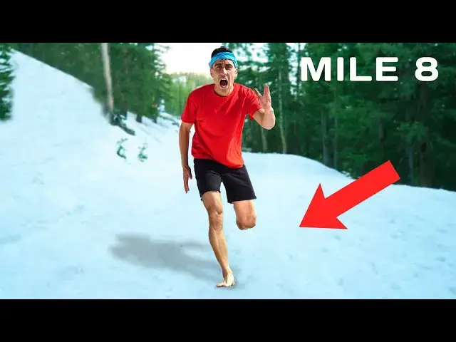 Video thumbnail for I Ran A Half Marathon Barefoot In The Snow