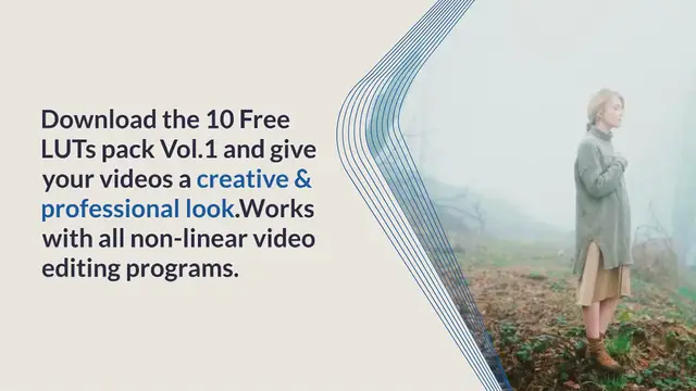 Video thumbnail for 10 Free LUTs Pack Vol. 1 For Creative Color Grading