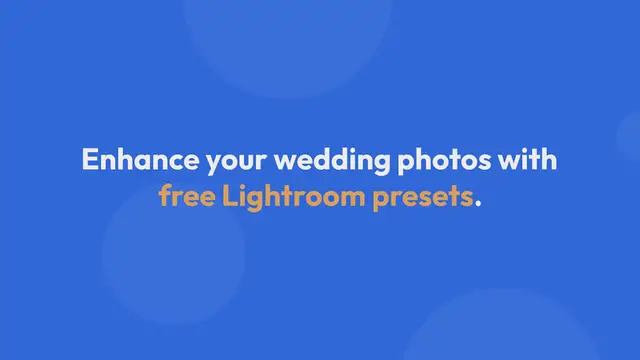 Video thumbnail for 10 Free Lightroom Presets For Wedding Photographers