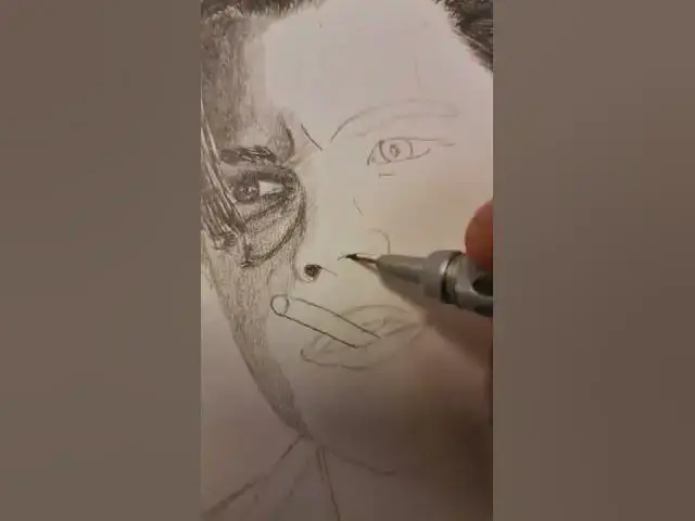 Video thumbnail for Leonardo DiCaprio Sketches #shorts