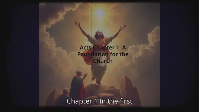 'Video thumbnail for Acts Chapter 1,Bible Study,New Testament,Christian Bible,Scripture,Verse by Verse,Bible Commentary,Theology,Faith,Jesus Christ,Holy Spirit,Ascension of Jesus,Matthias,Judas Iscariot,Choosing an Apostle,Biblical Int'