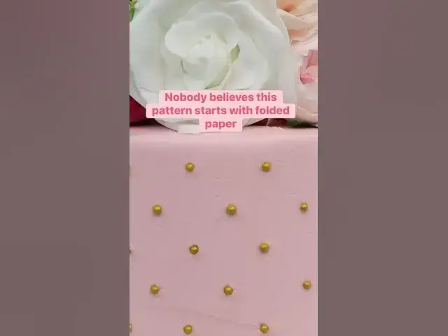 Video thumbnail for Steal this for professional-looking quilted patterns on cakes! #cakedecorating