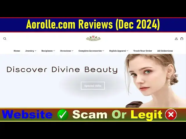 Video thumbnail for Aorolle Com Reviews Consumer Reports: Before Buy Check Aorolle Is Scam Or Legit? | Product Review