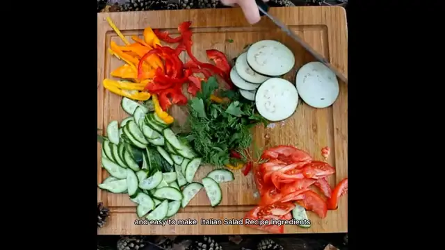 Video thumbnail for Italian salad recipe