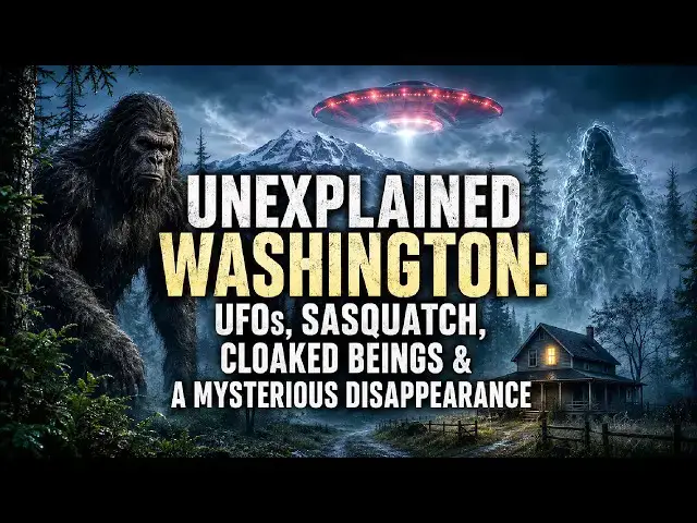 Video thumbnail for UNEXPLAINED WASHINGTON: UFOs, Sasquatch, Cloaked Beings & A Mysterious Disappearance