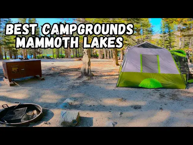 Video thumbnail for Best Campgrounds in Mammoth Lakes California | Camping ON the WATER!