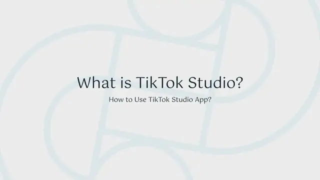 Video thumbnail for What is TikTok Studio? How to Use TikTok Studio App?