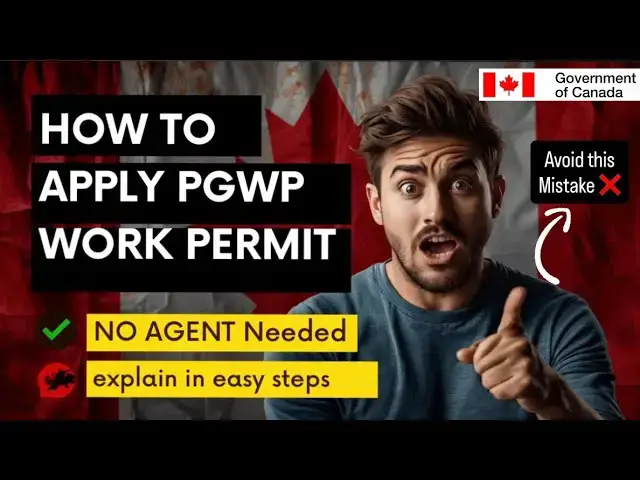 Video thumbnail for How to Apply PGWP ( Work Permit ) Inside Canada🇨🇦 | Step-by- Step (No Agent Needed)