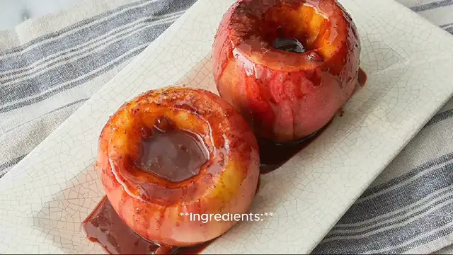 Video thumbnail for baked apple recipe