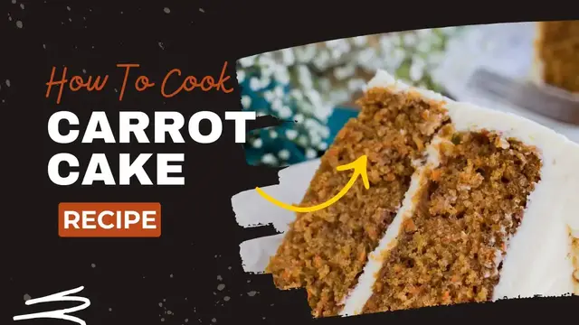 Video thumbnail for CARROT CAKE RECIPE