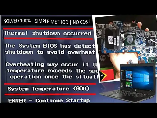 Video thumbnail for PROBLEM SOLVED: Thermal Shutdown occurred | System Temperature (90D) | hp Pavilion dv6 Laptop
