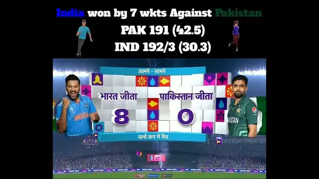 Video thumbnail for IND vs PAK Highlights World Cup 2023