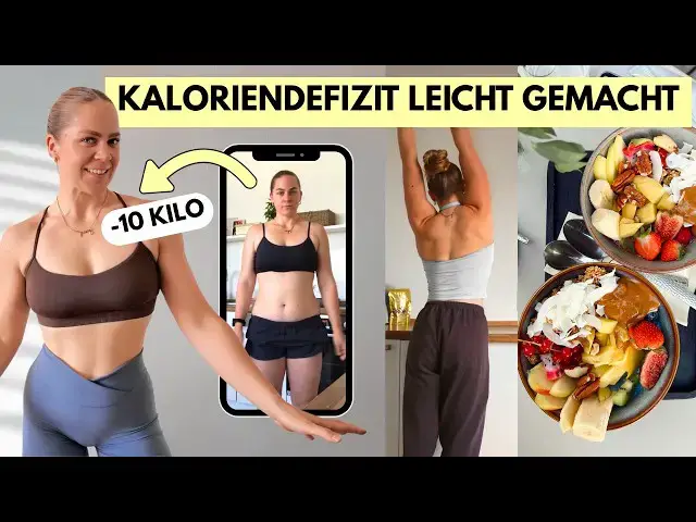 Video thumbnail for Wie du es WIRKLICH schaffst im Kaloriendefizit zu bleiben | Abnehmtipps für deinen Alltag