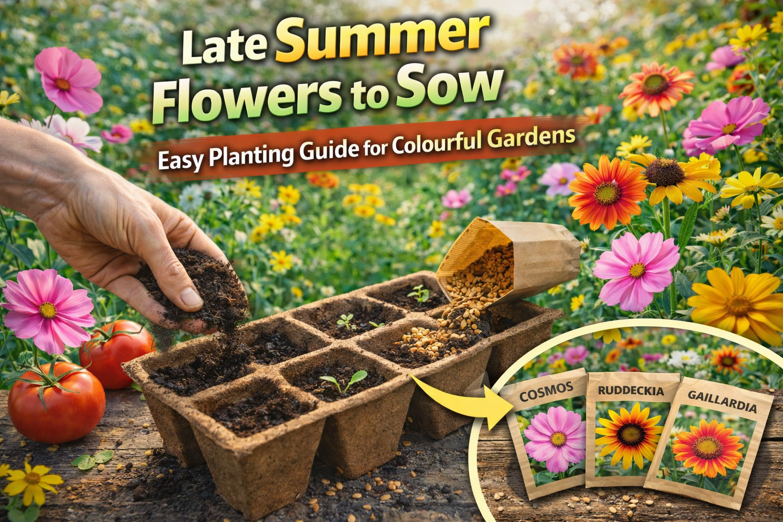 Video thumbnail for Late Summer Flowers to Sow | Easy Planting Guide for Colourful Gardens