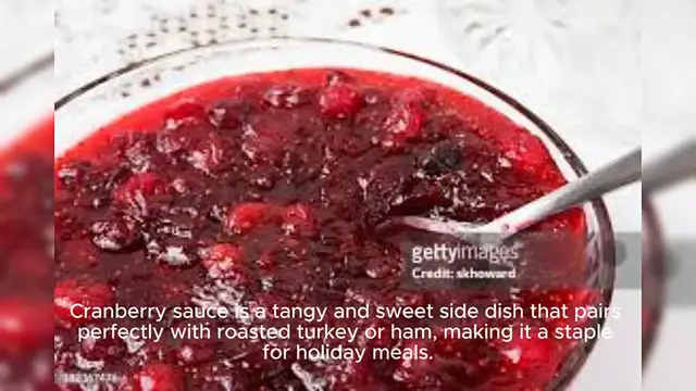 Video thumbnail for Cranberry sauce recipe
