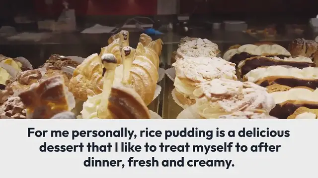 Video thumbnail for Rice pudding with rose water