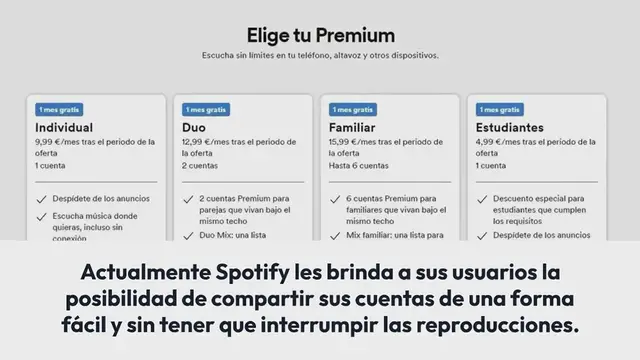 Video thumbnail for Cómo compartir cuentas de Spotify Premium