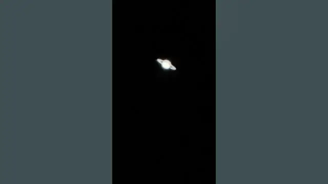 Video thumbnail for Saturn from my Telescope