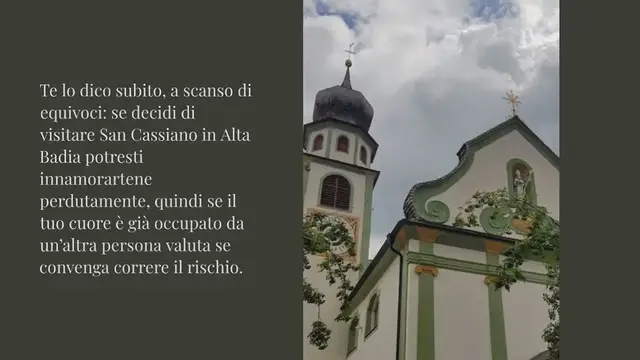 Video thumbnail for SAN CASSIANO, IL BORGO ROMANTICO DELL'ALTA BADIA