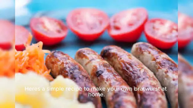 Video thumbnail for Bratwurst Recipe