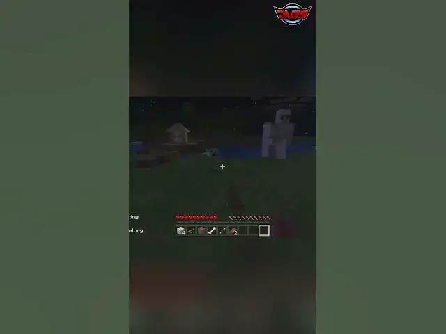 Video thumbnail for Minecraft: Golem vs Creeper in Dark Village Night Survival! #shorts