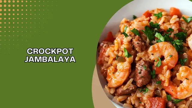 Video thumbnail for Crockpot Jambalaya