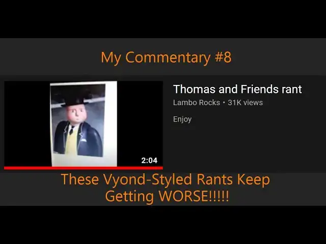 Video thumbnail for My Commentary #8 These Vyond-Styled Rants Keep Getting WORSE!!!!! (DISOWNED)
