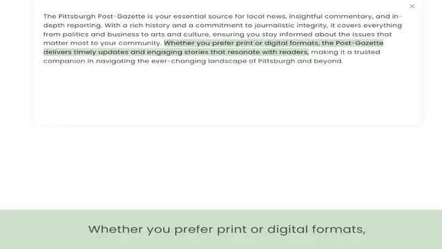 Video thumbnail for depth reporting. With a rich history and a commitment to journalistic integrity, it covers everything from politics and business to arts and culture, ensuring you stay informed about the issues that matter most to your community. Whether