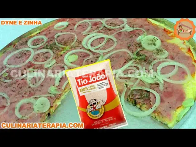 Video thumbnail for Aprenda Como Fazer Pizza de Sobras de Arroz de Liquidificador Ensinada por Especialista da Culinária